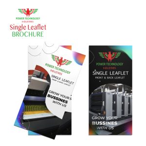 SINGLE LEAFLET BROCHURE