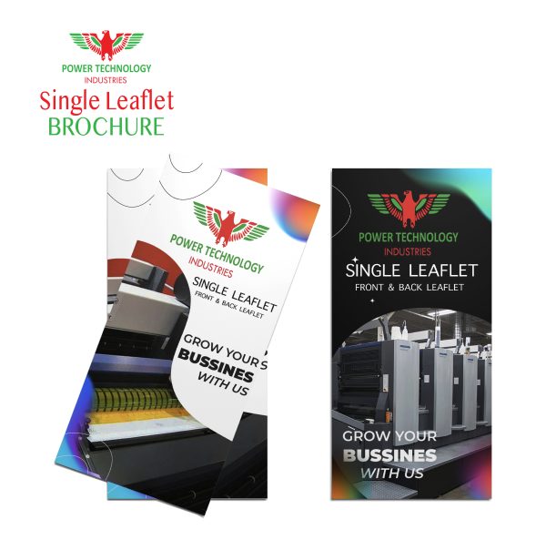 SINGLE LEAFLET BROCHURE